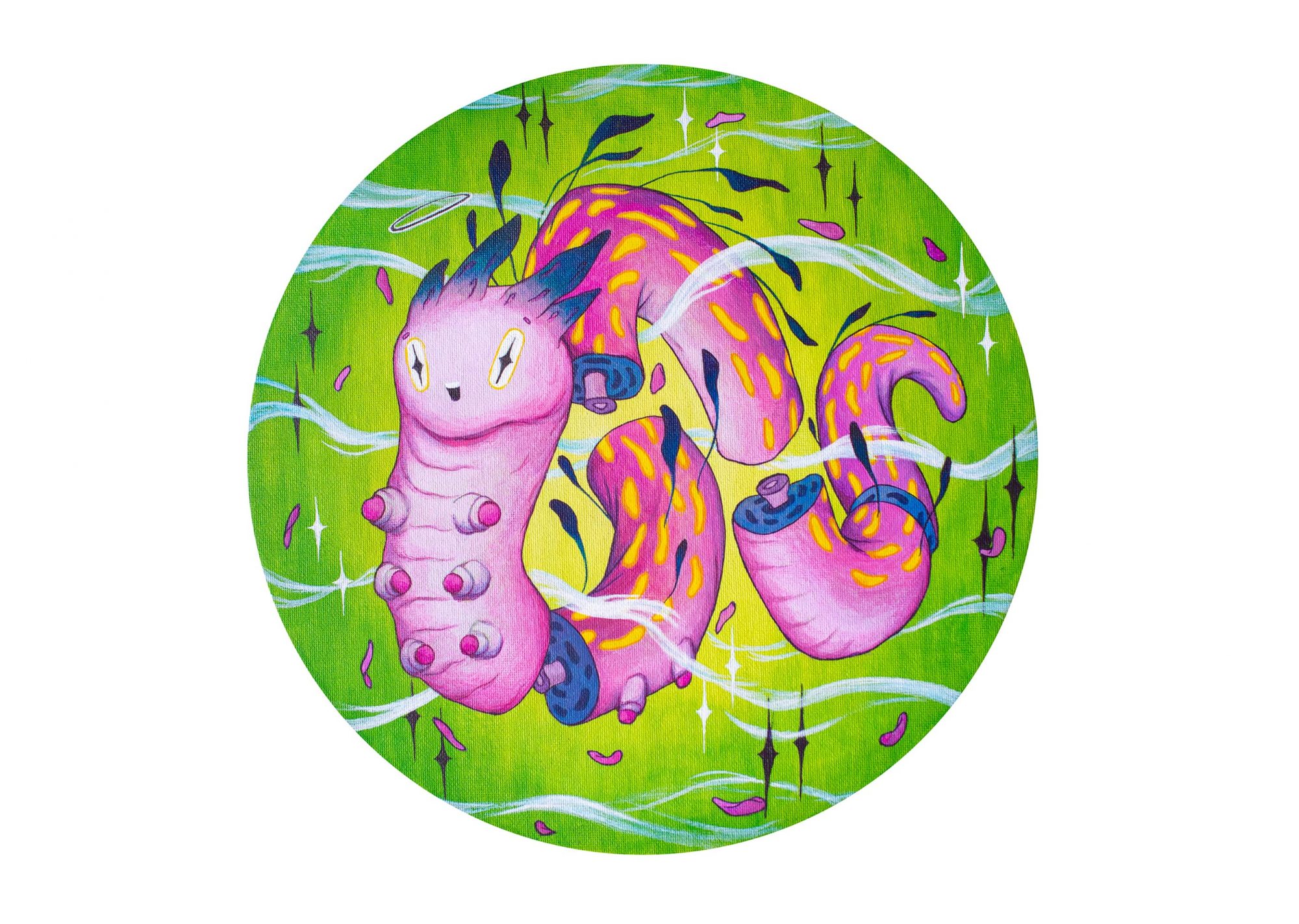 Momentary Bliss Acryl Artwork by Julian Hellwig